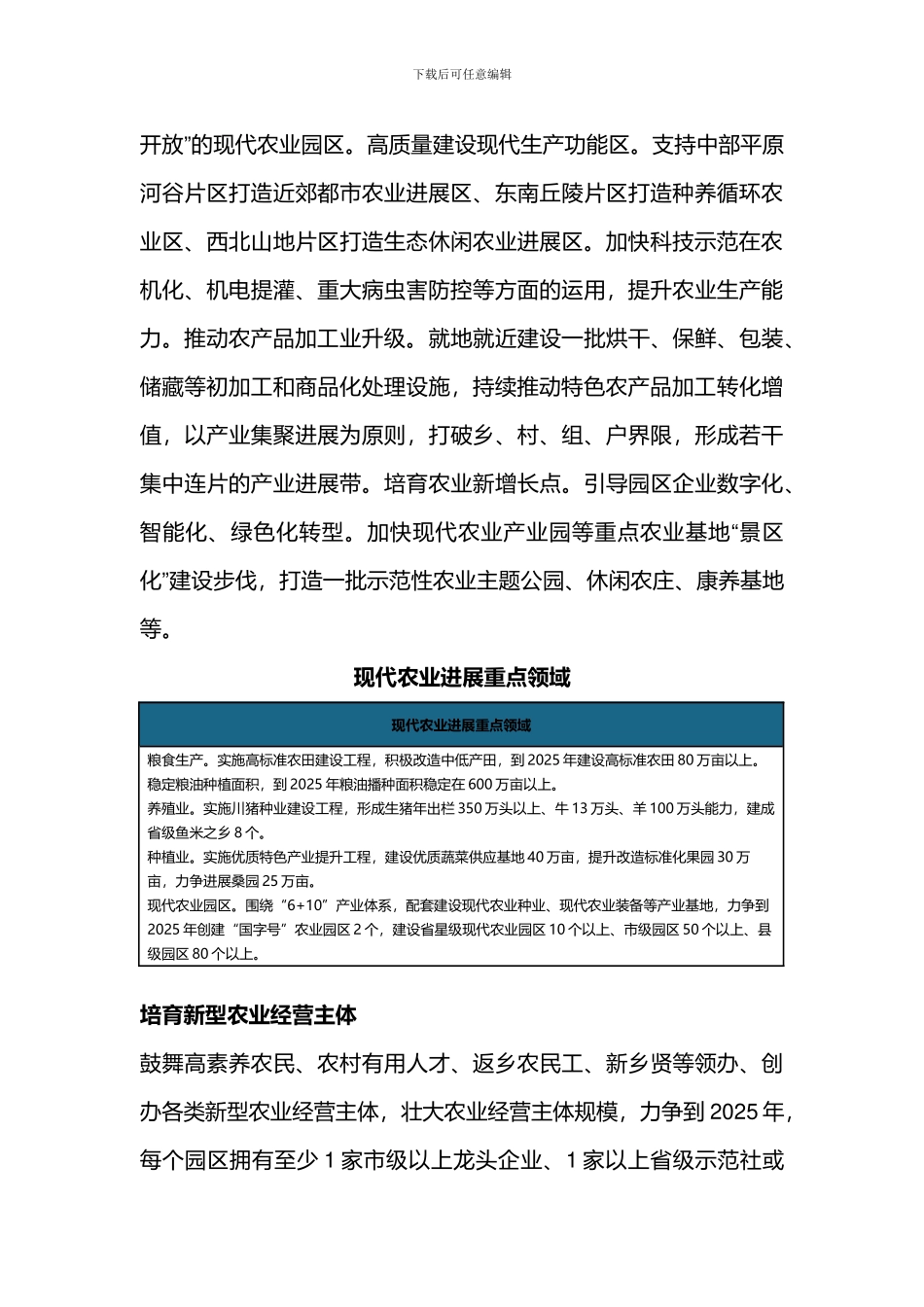 绵阳市农业“十四五”规划和2035年远景目标纲要着力发展现代高效特色产业_第3页