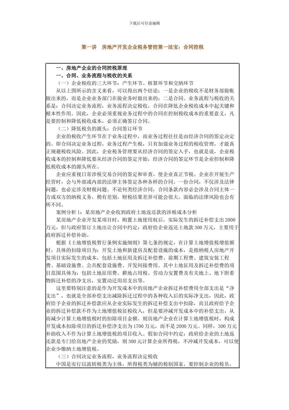 肖太寿房地产开发企业税务管控法宝-合同控税和票据控税_第1页