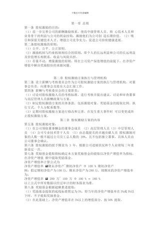 股权激励方案-3