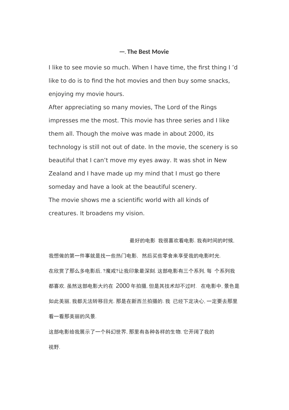 2020高考英语20篇高考英语话题作文_第1页