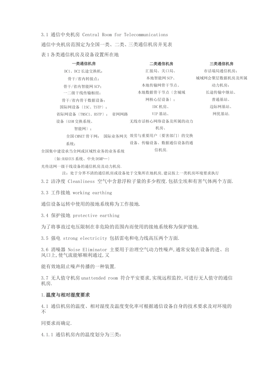 YDT182通信中心机房环境条件要求_第2页