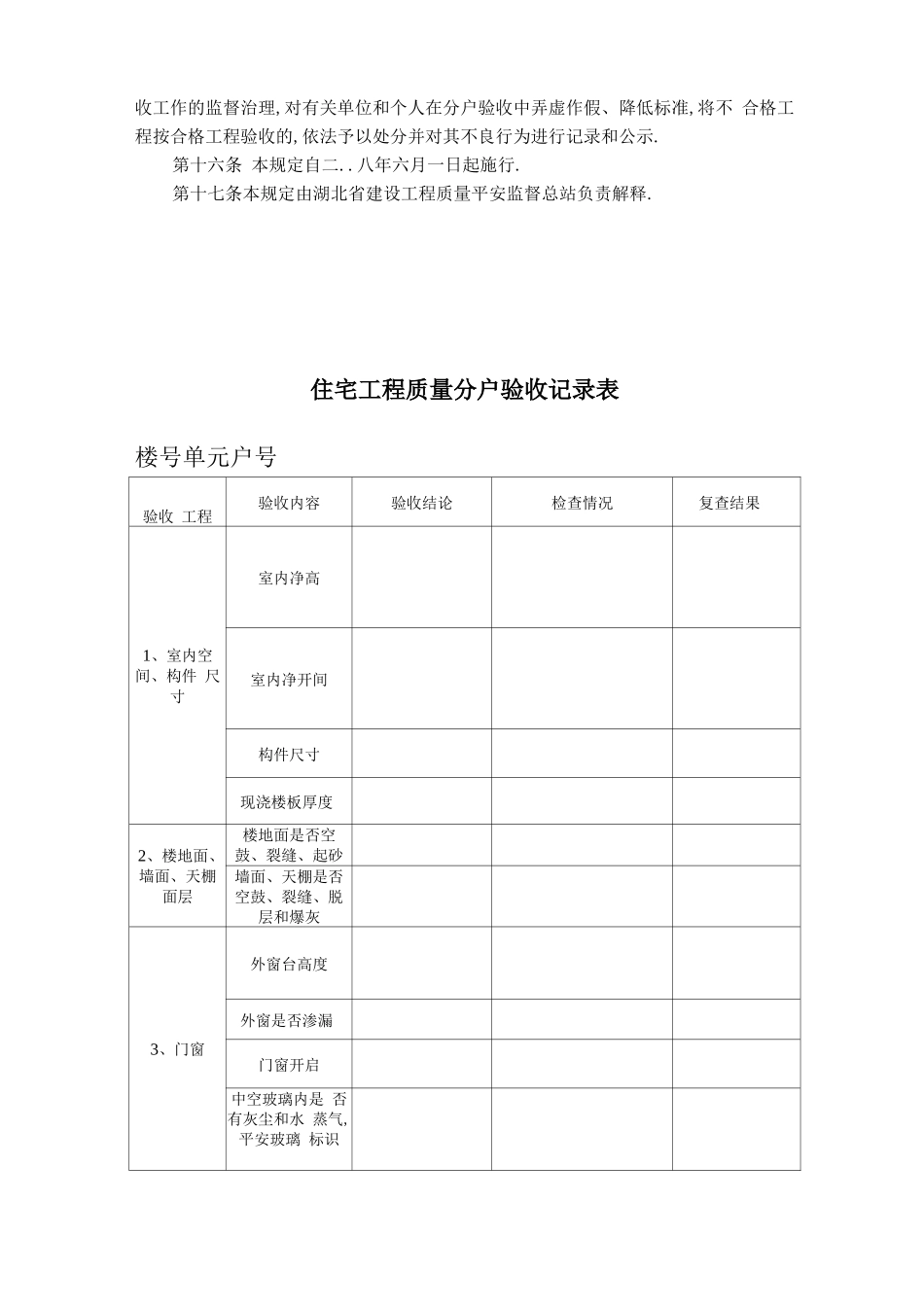 分户验收记录表_第3页