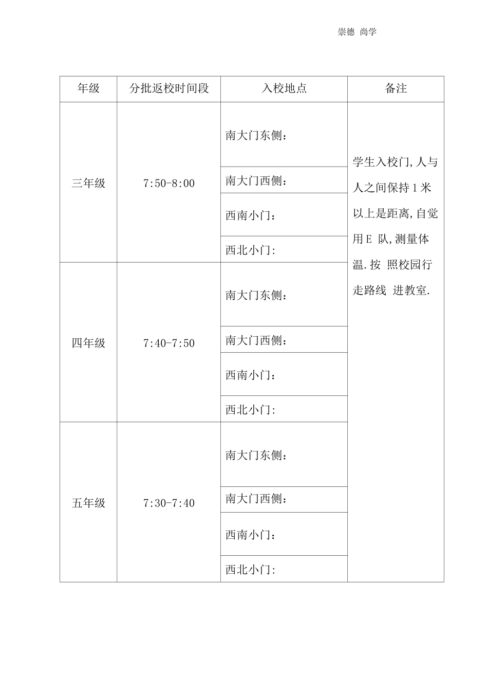 分期分批错峰返校方案_第2页