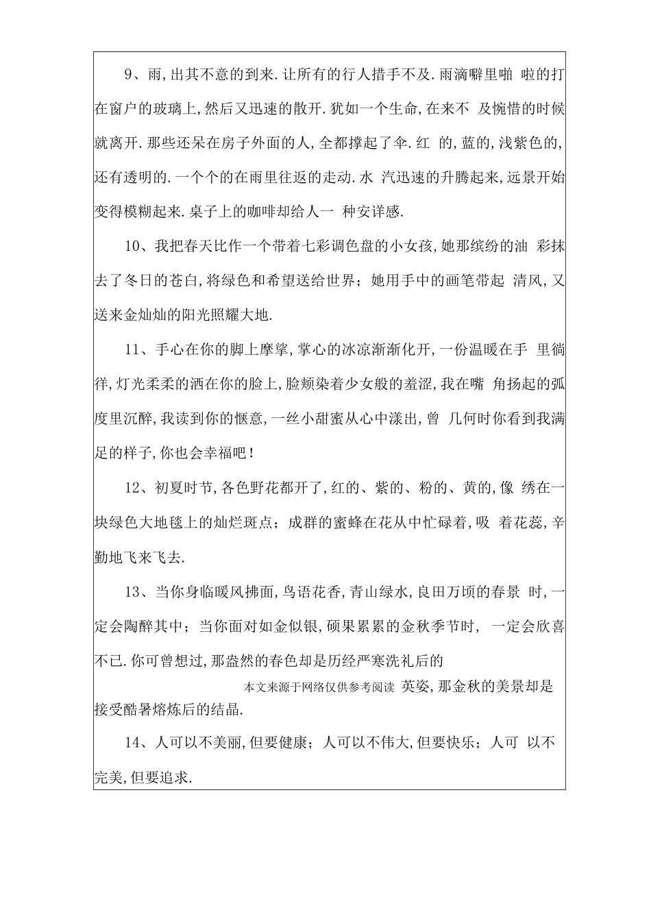 初中生好词好句积累_第3页