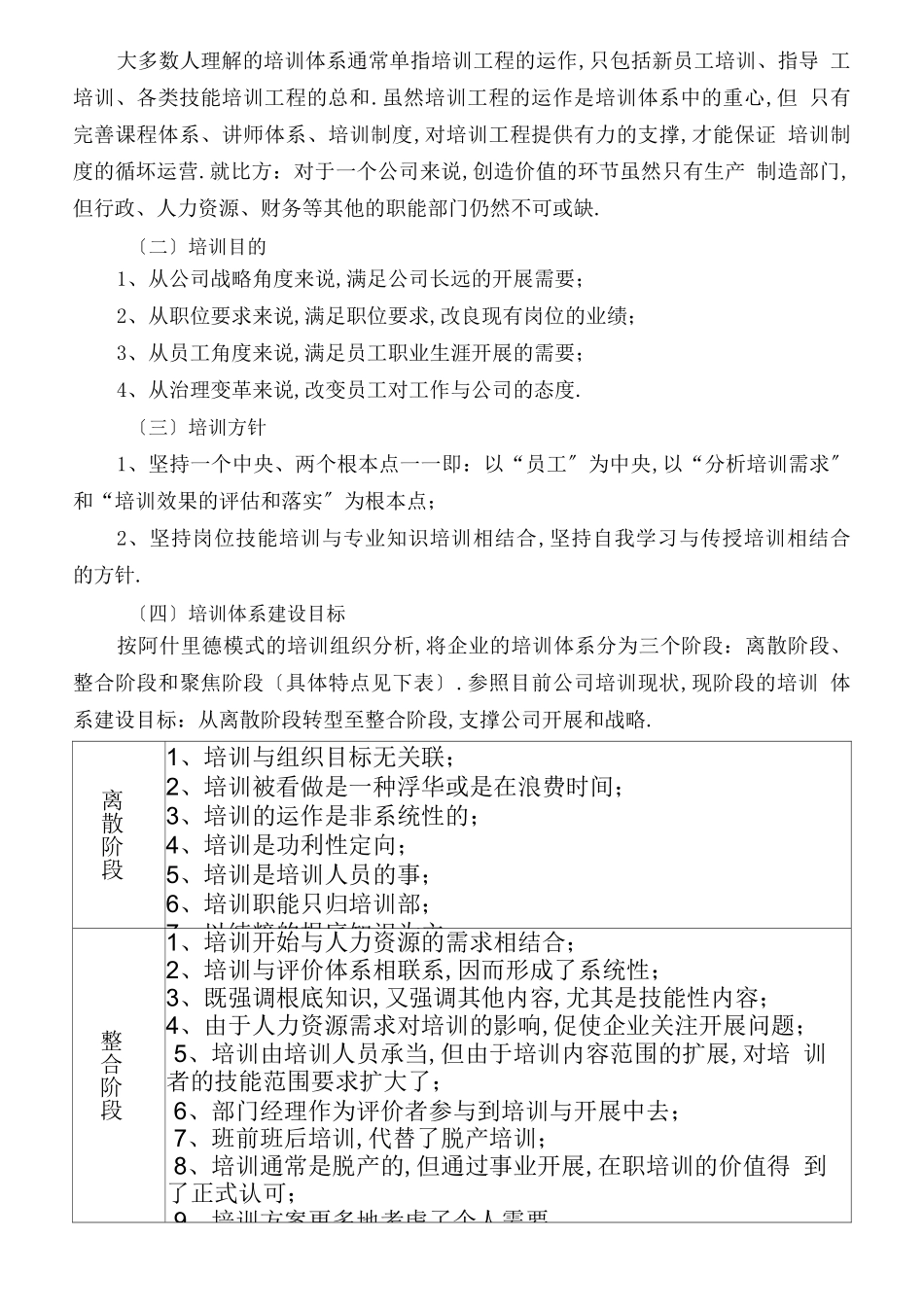 大型制造企业培训体系建设方案_第3页