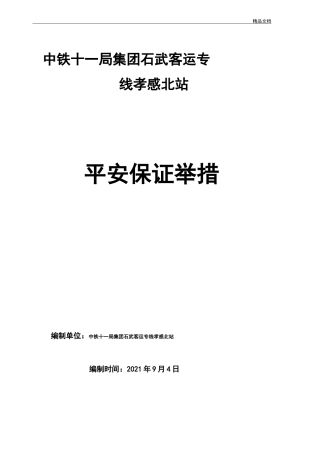 安全保障措施范文