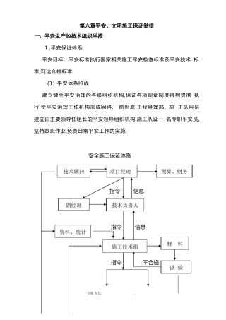安全文明施工保障措施方案