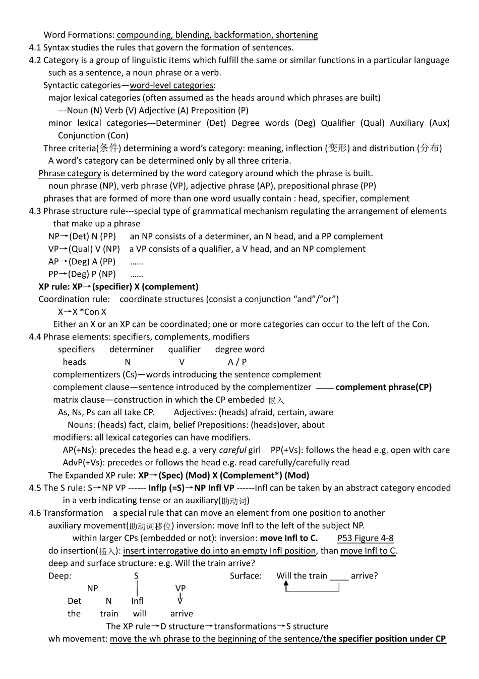 新编简明英语语言学教程(重点笔记赶考秘籍)_第3页