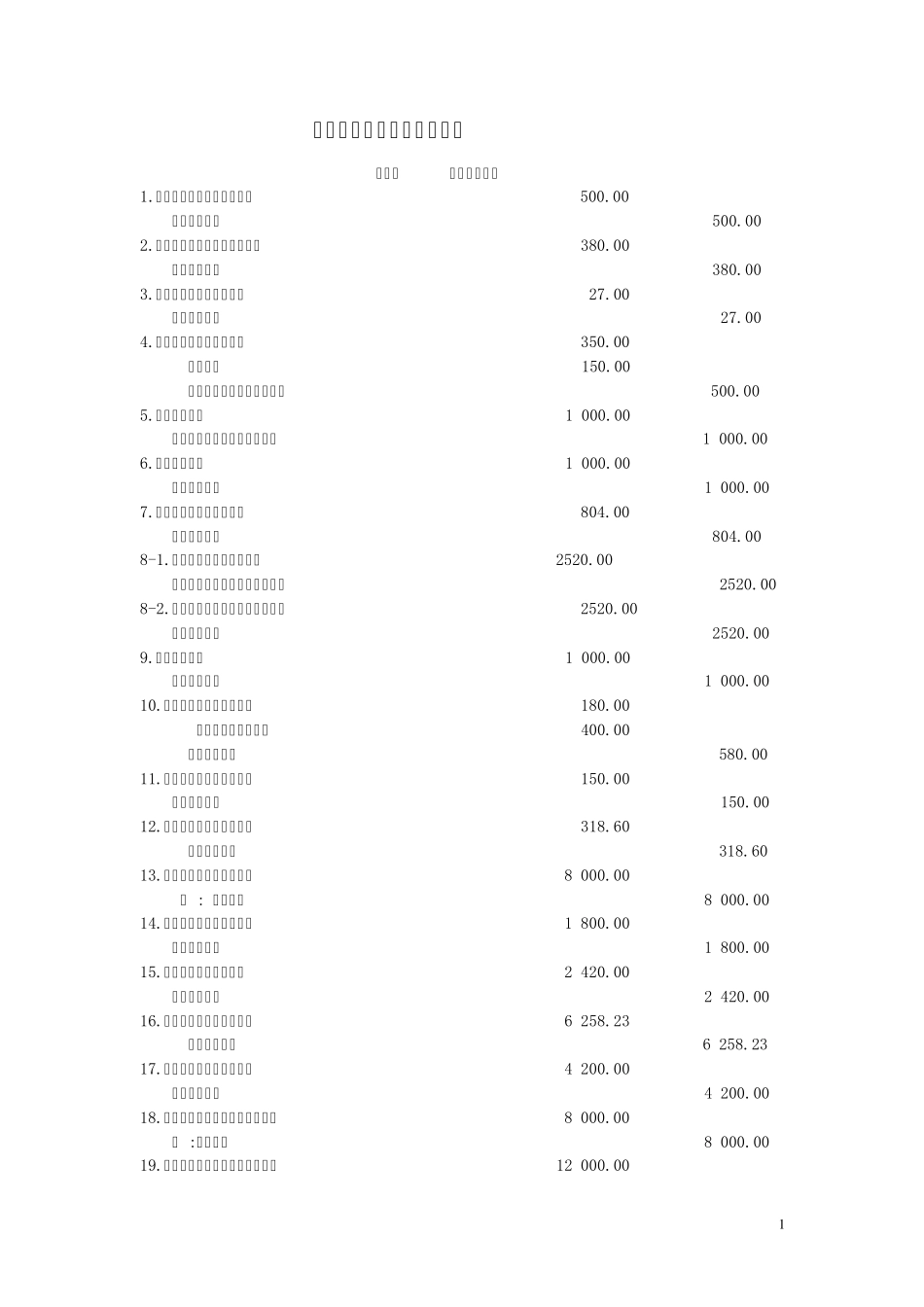 新编财务会计实训第五版答案(修正))_第1页