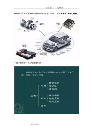 新能源汽车三电系统详解(图文并茂)