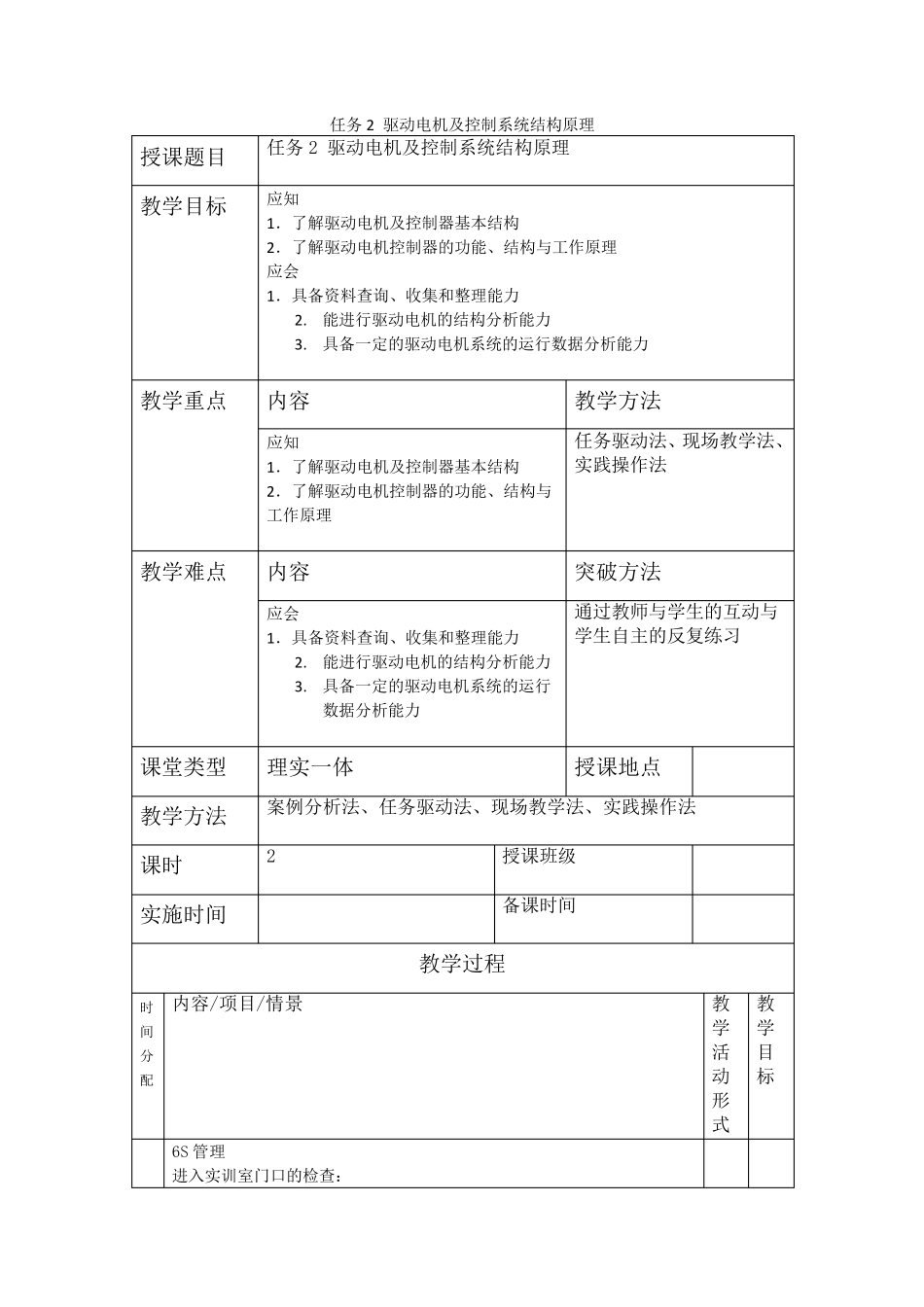 新能源汽车结构与检修课件教案4.2驱动电机及控制系统结构原理_第1页