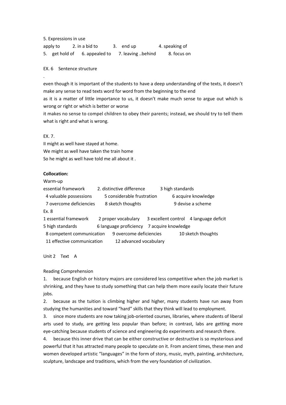 新视野大学英语(第三版)读写教程2全册答案读写2第三版答案_第3页