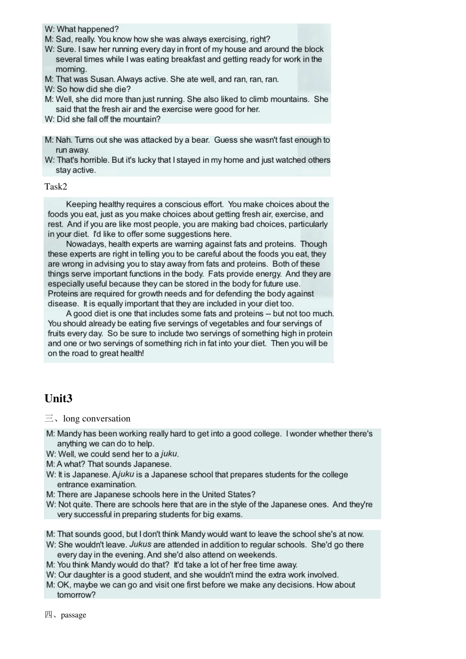 新视野大学英语(第二版)听说教程第三册听力原文及答案(110单元)_第3页