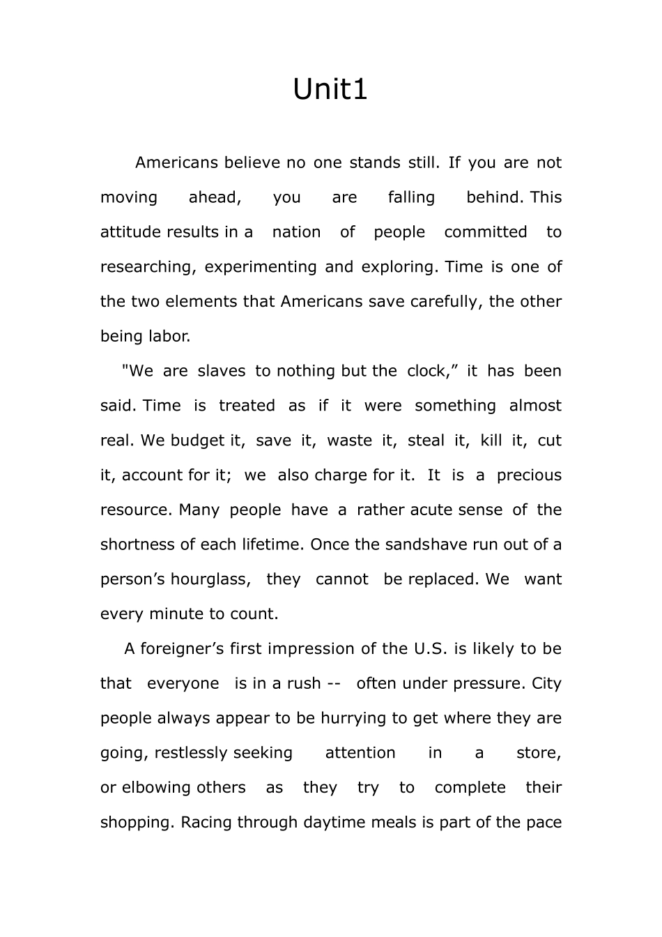 新视野大学英语2全部课文原文_第1页