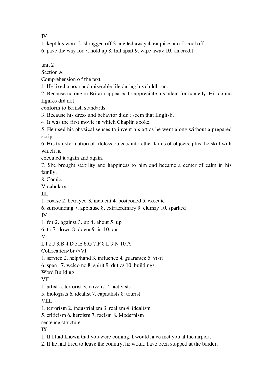 新视野大学英语4课后答案_第3页