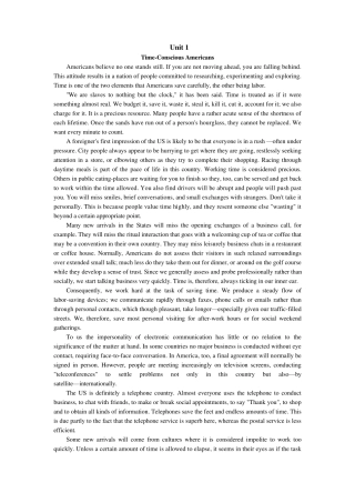 新视野大学英语第二册课文原文