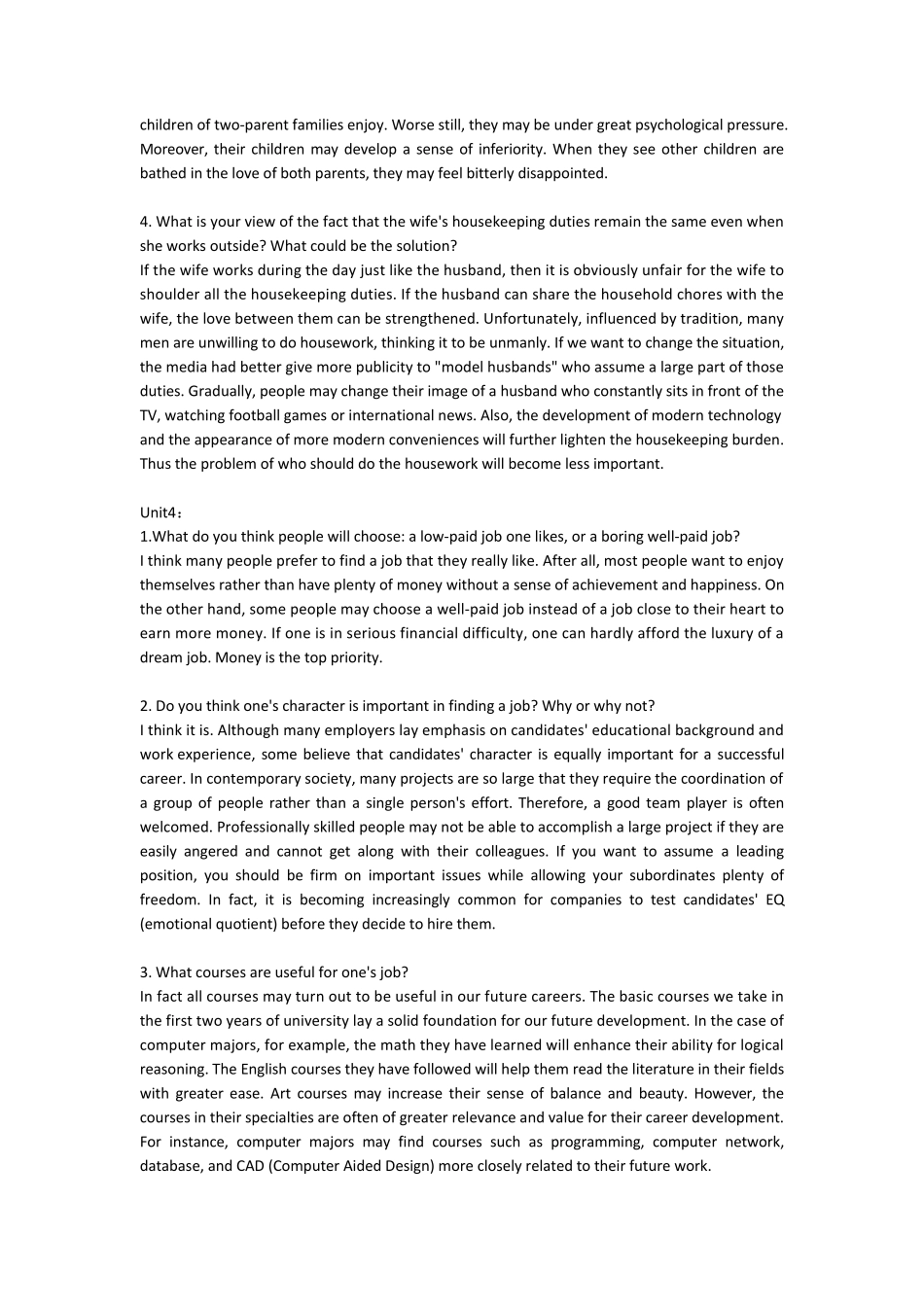 新视野大学英语视听说3口语1~8_第3页