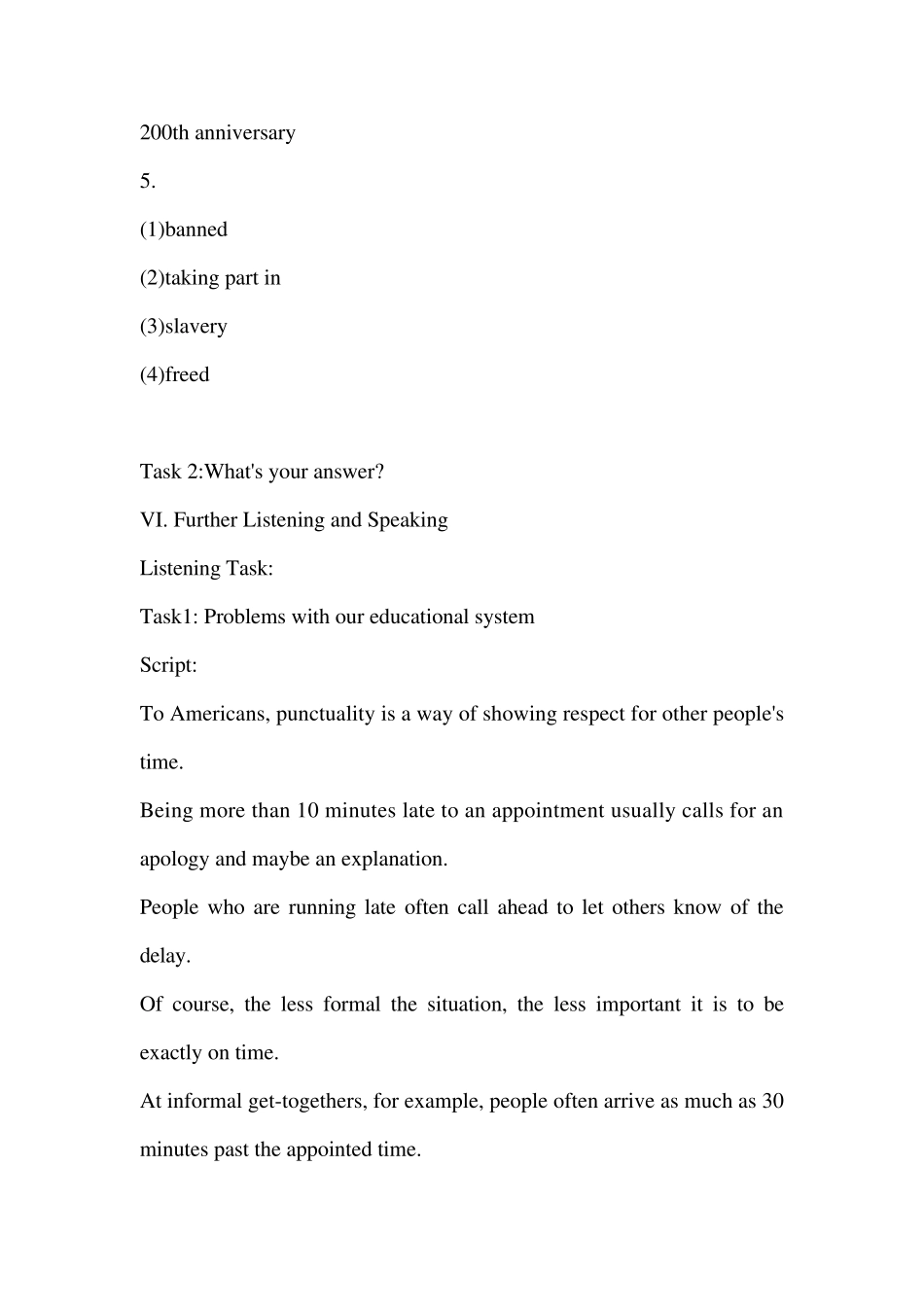 新视野大学英语视听说教程(第二版)第三册答案__最新版第3,4,5章答案_第3页