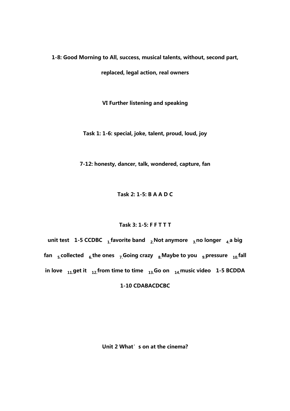 新视野大学英语视听说教程2答案第二版完整答案_第2页