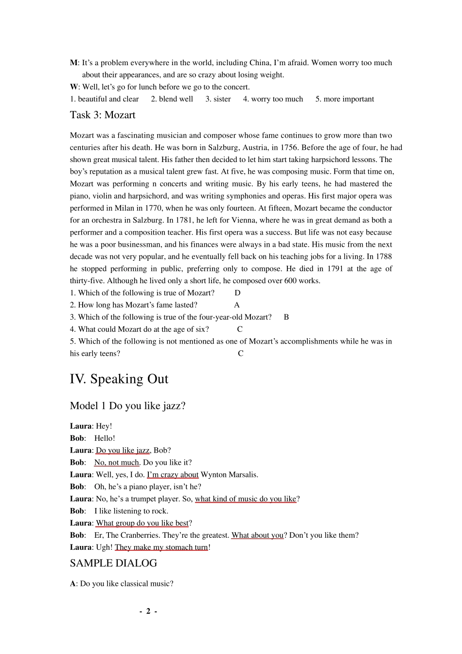 新视野大学英语视听说教程第2册听力原文及答案_第2页