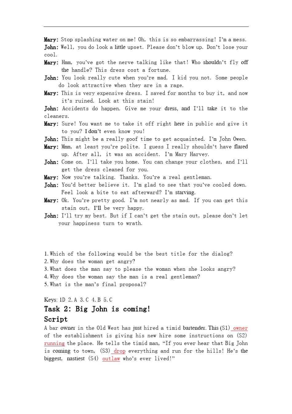 新视野大学英语视听说教程4原文+答案_第2页