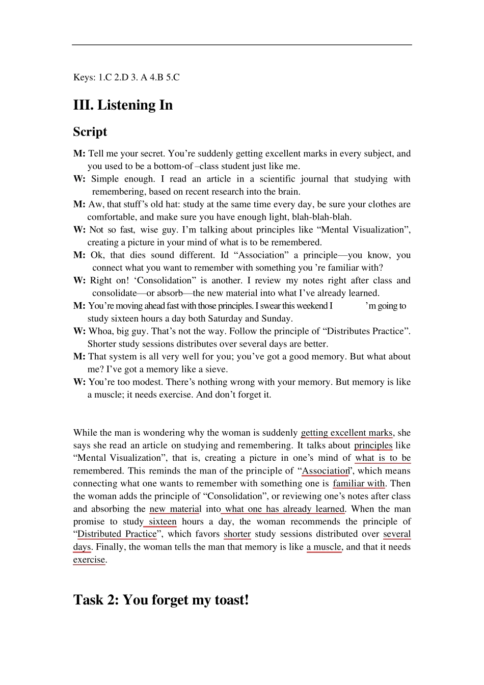 新视野大学英语视听说教程第3册答案及听力原文_第2页