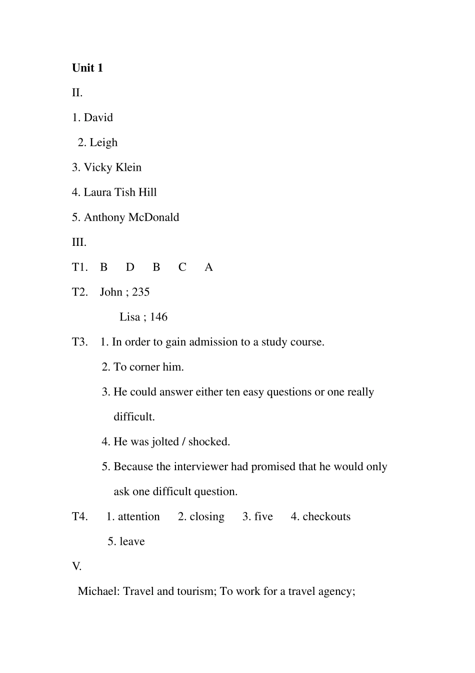 新视野大学英语视听说教程第一册第二版答案_第1页