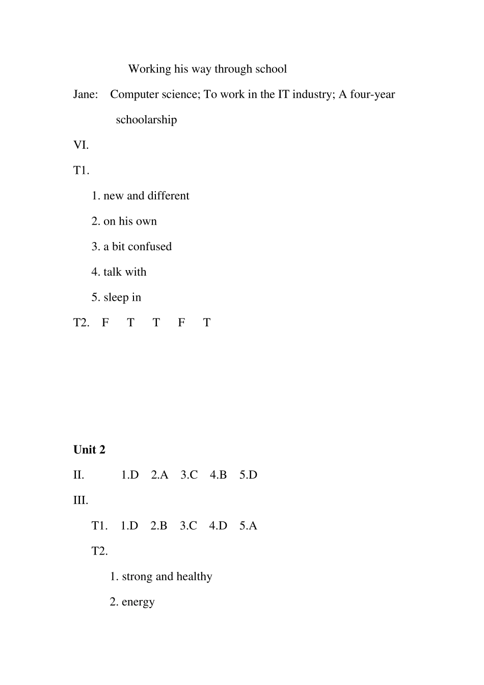 新视野大学英语视听说教程第一册第二版答案_第2页
