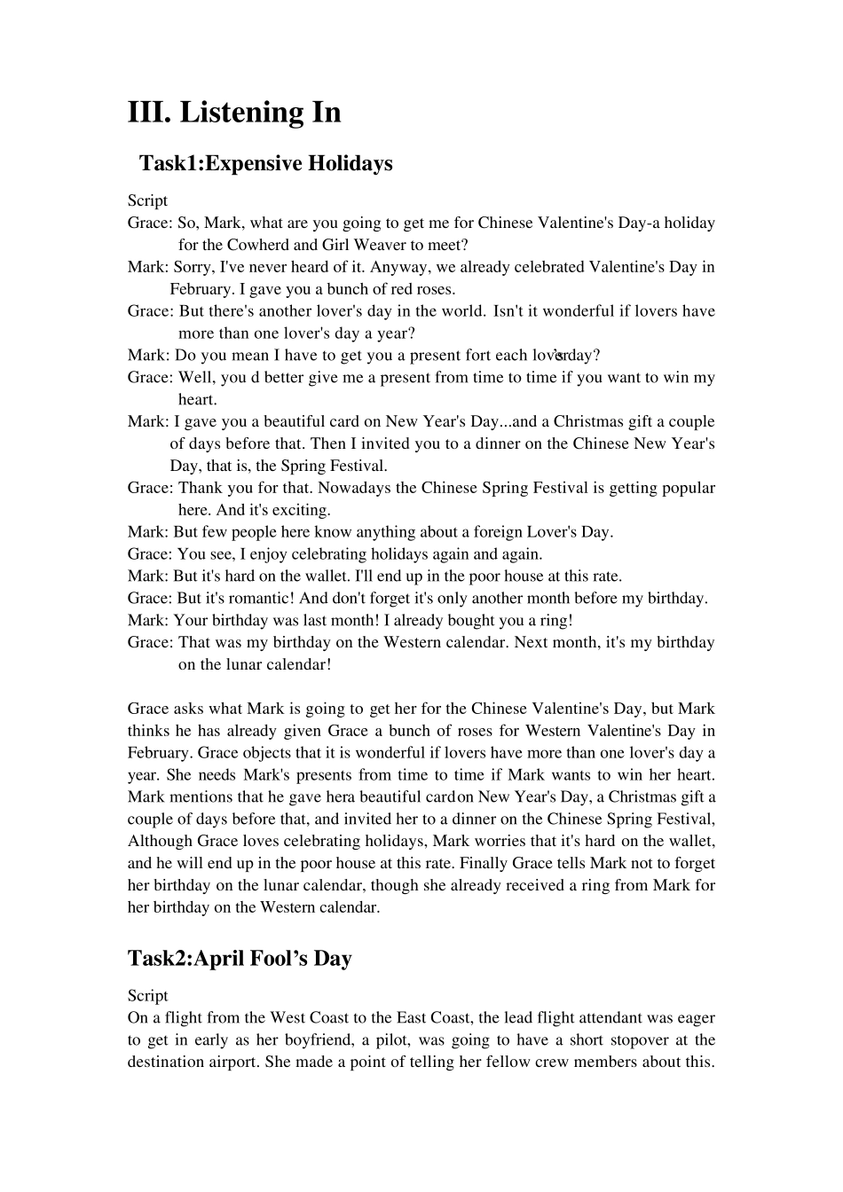 新视野大学英语视听说教程第三册答案Unit9_第2页