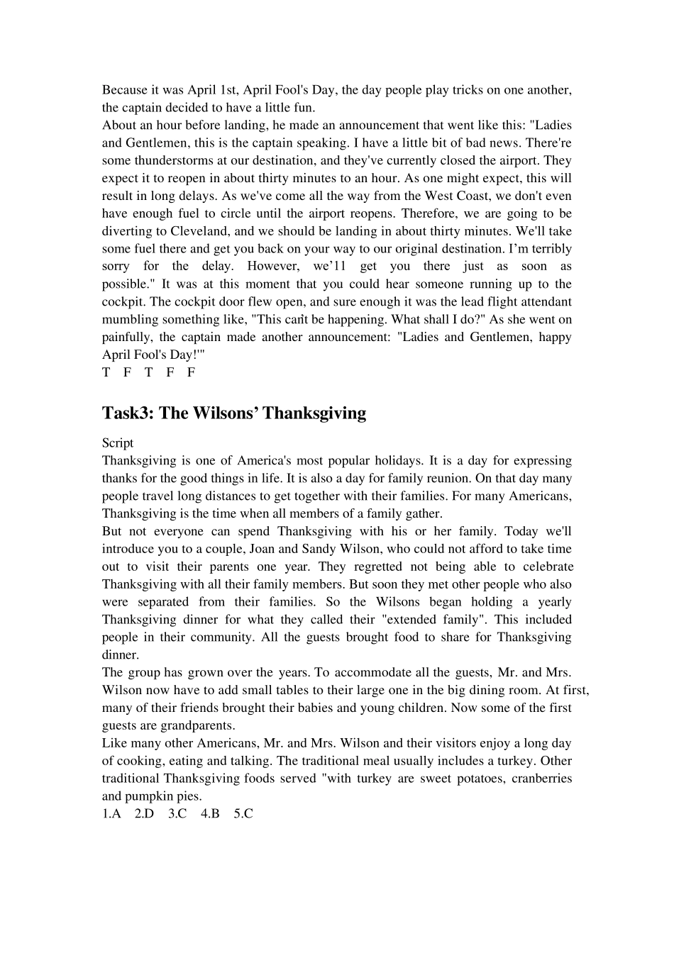 新视野大学英语视听说教程第三册答案Unit9_第3页