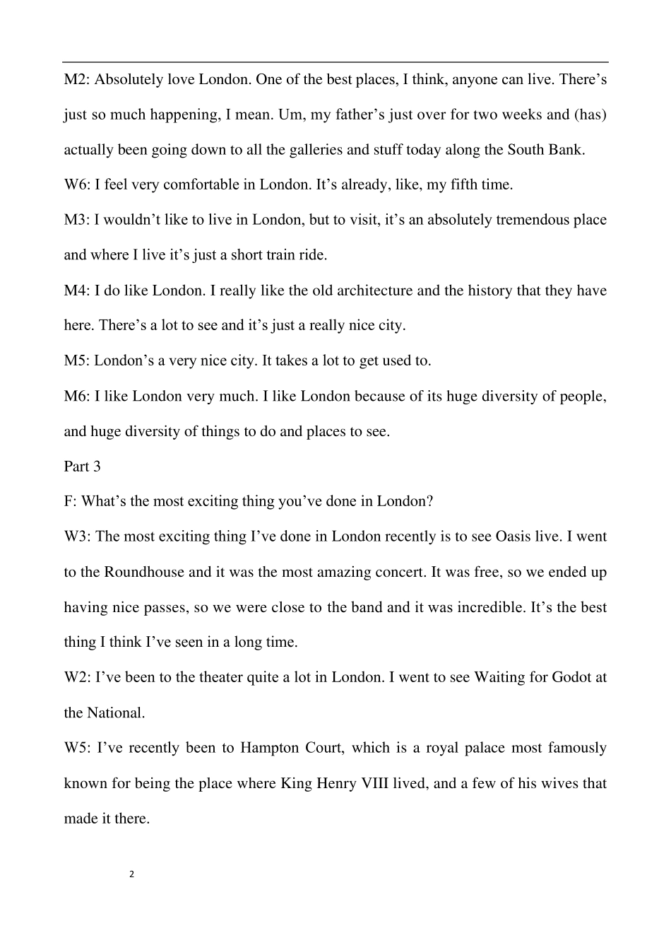 新视野大学英语视听说教程第三版第一册第三单元录音文本(完全版)_第2页