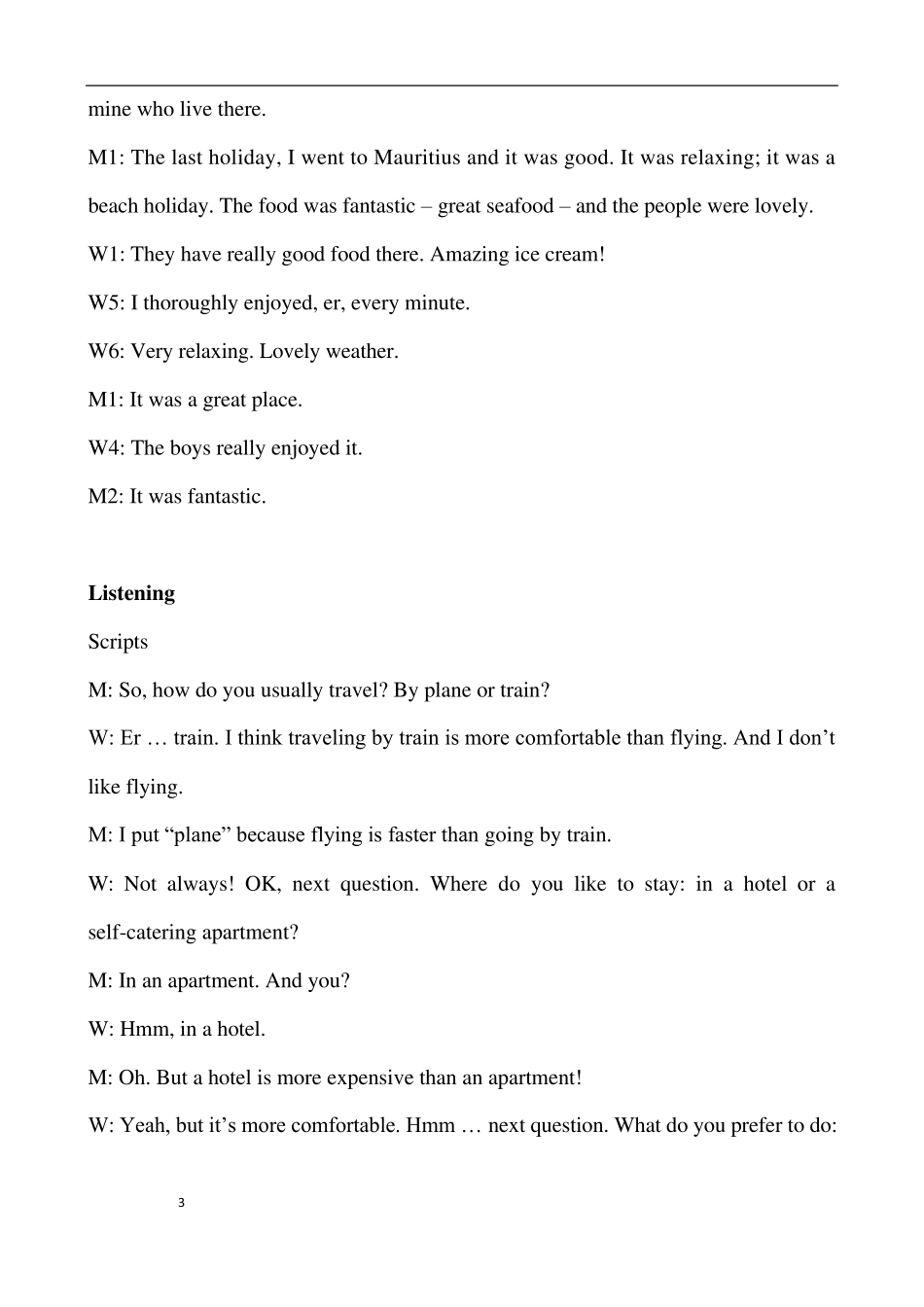 新视野大学英语视听说教程第三版第一册第五单元录音文本(完全版)_第3页