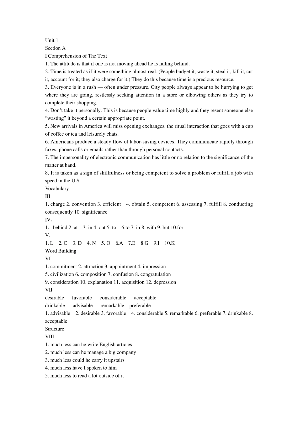 新视野大学英语读写教程(第二版)第二2册课后习题答案_郑树棠_第1页
