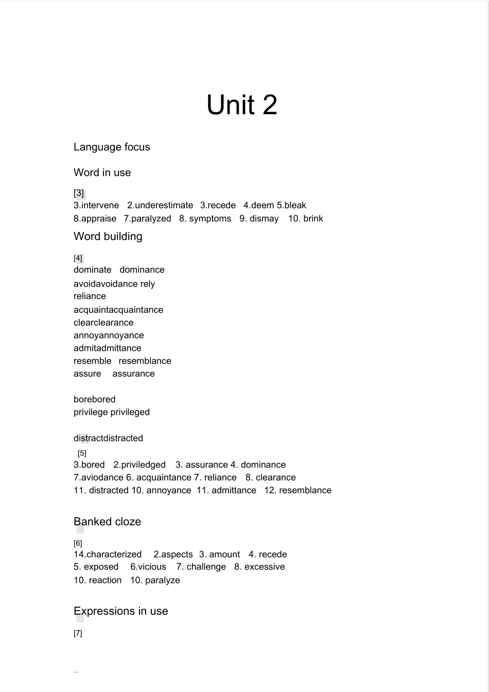 新视野大学英语读写教程3(第三版)课后答案(20190511163606)_第3页