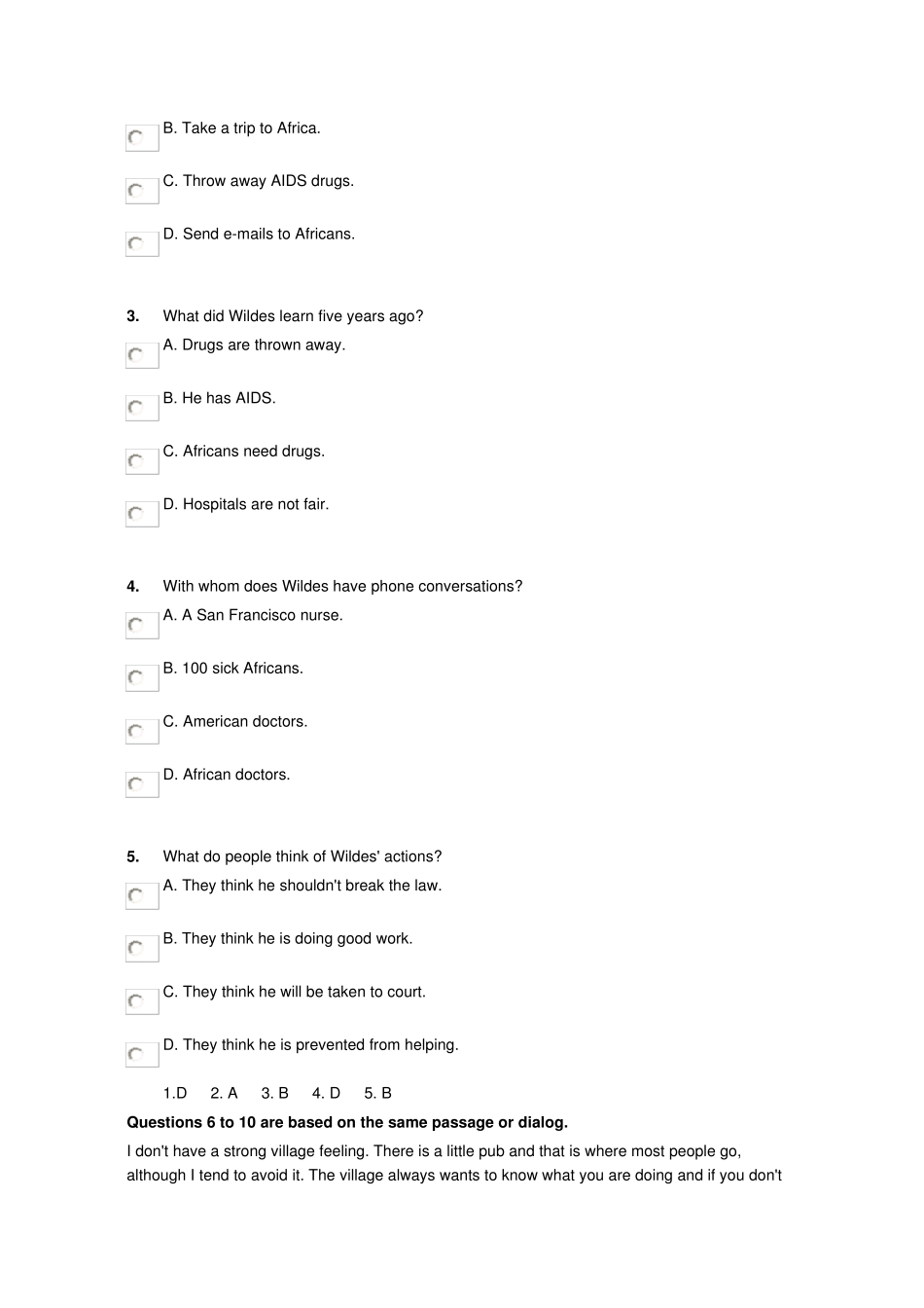 新视野第三册6单元测试_第2页