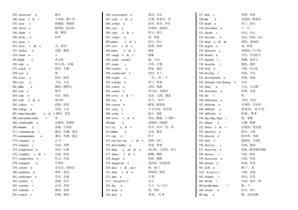 新课标初中英语单词大全_第3页