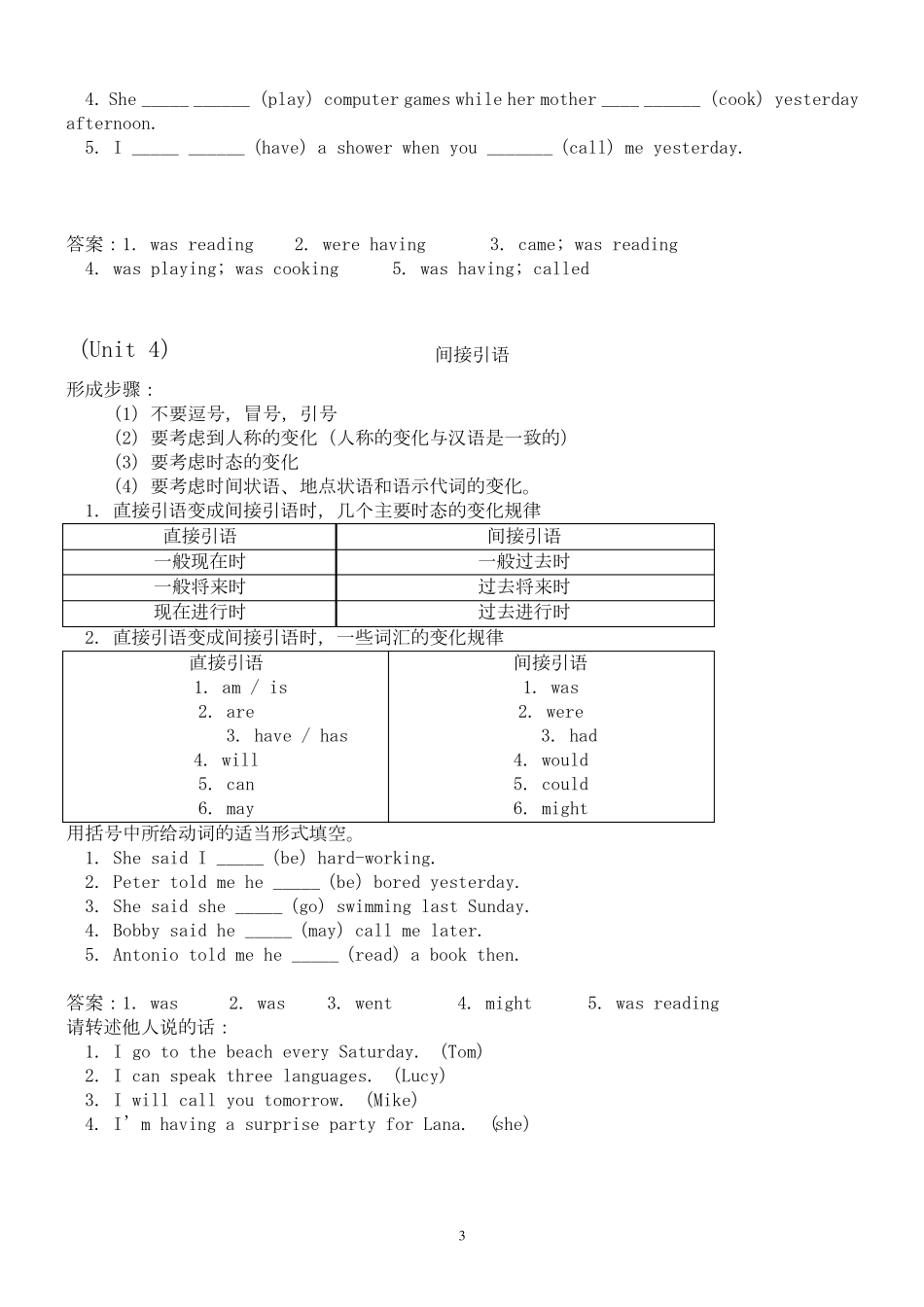 新课标初二下英语1—5各个单元知识点总结[期中复习_第3页