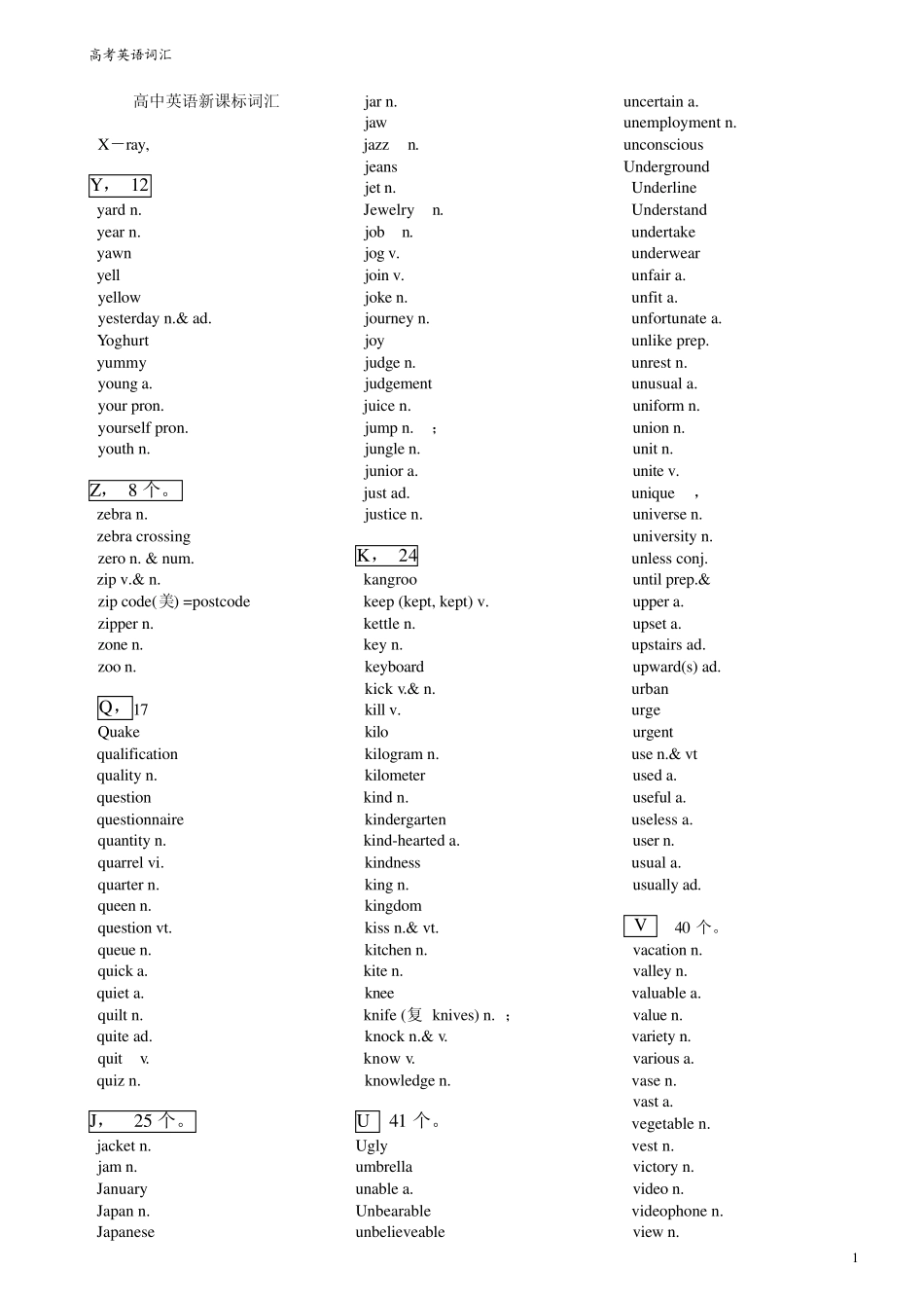 新课标核心词汇2000英文_第1页
