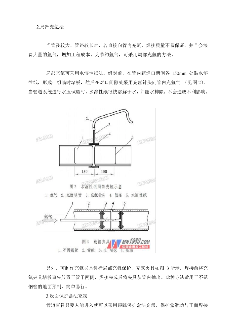 浅谈不锈钢管道氩弧焊的焊缝背面保护方法_第2页