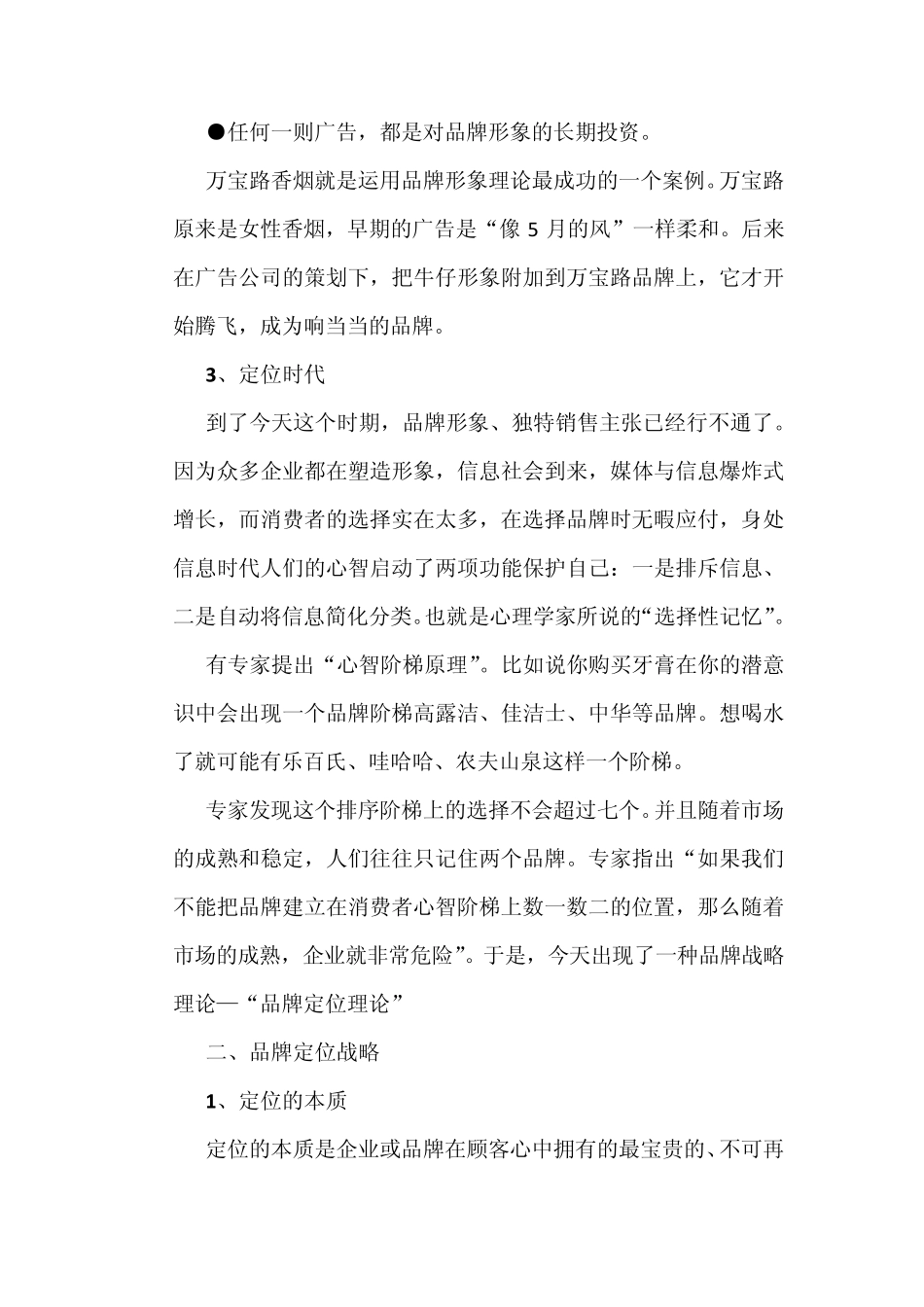 浅谈品牌定位战略_第2页