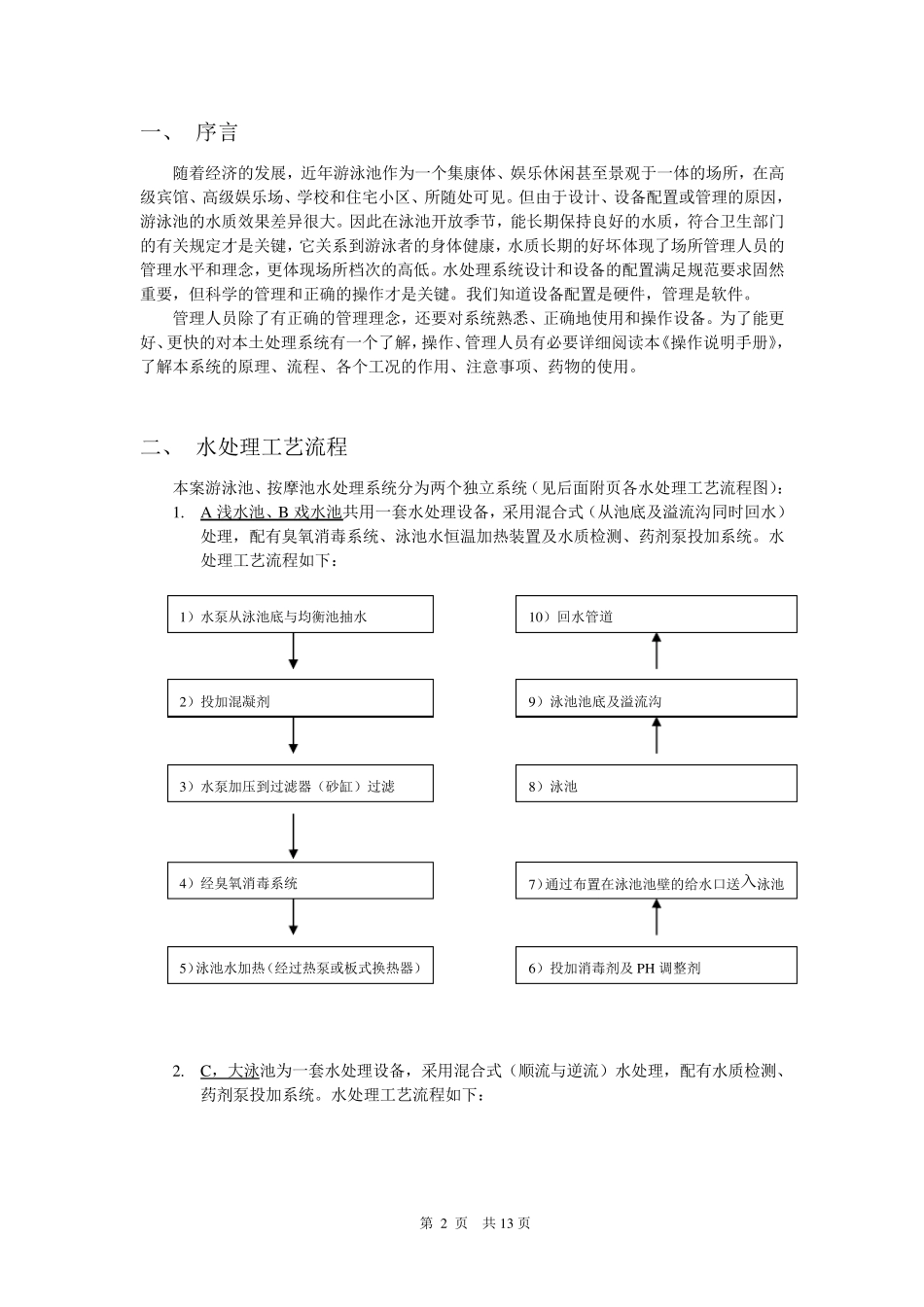 游泳池水处理系统操作说明_第2页