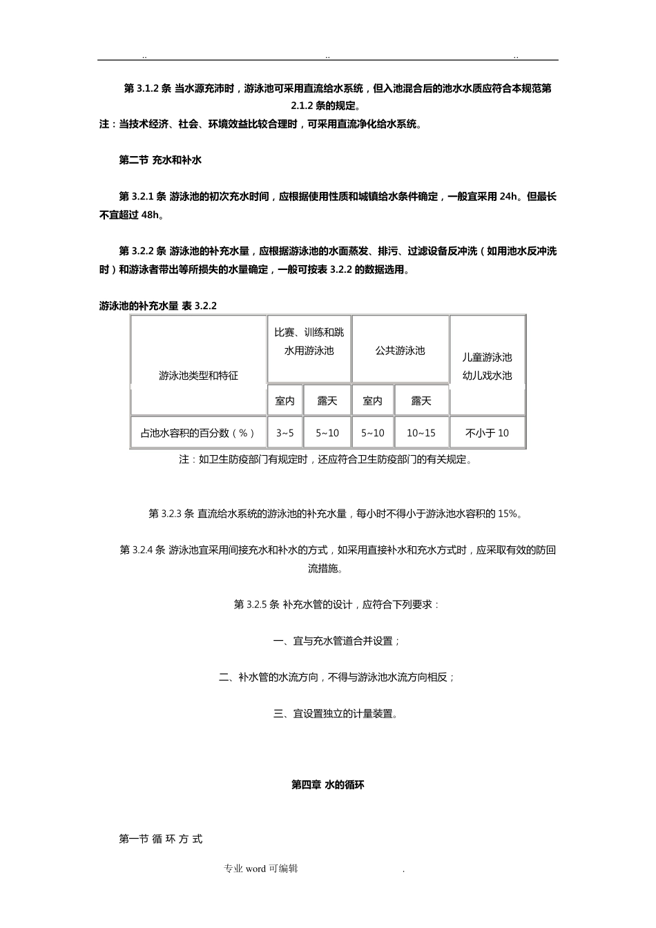 游泳池设计规范标准_第3页