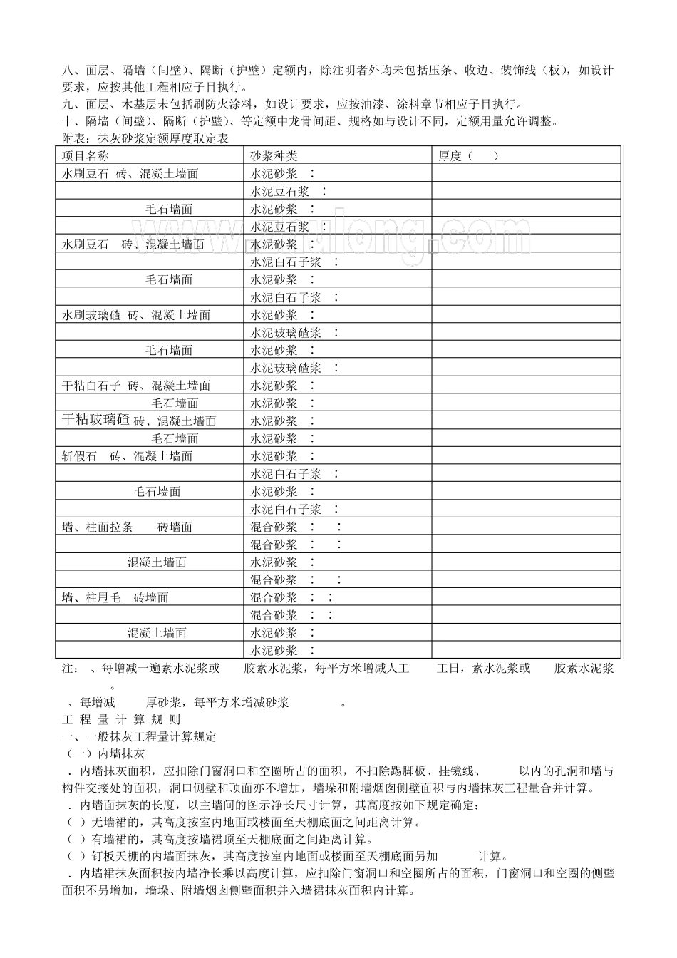 湖北省装饰装修工程消耗量定额及统一基价表说明(2008)_第2页