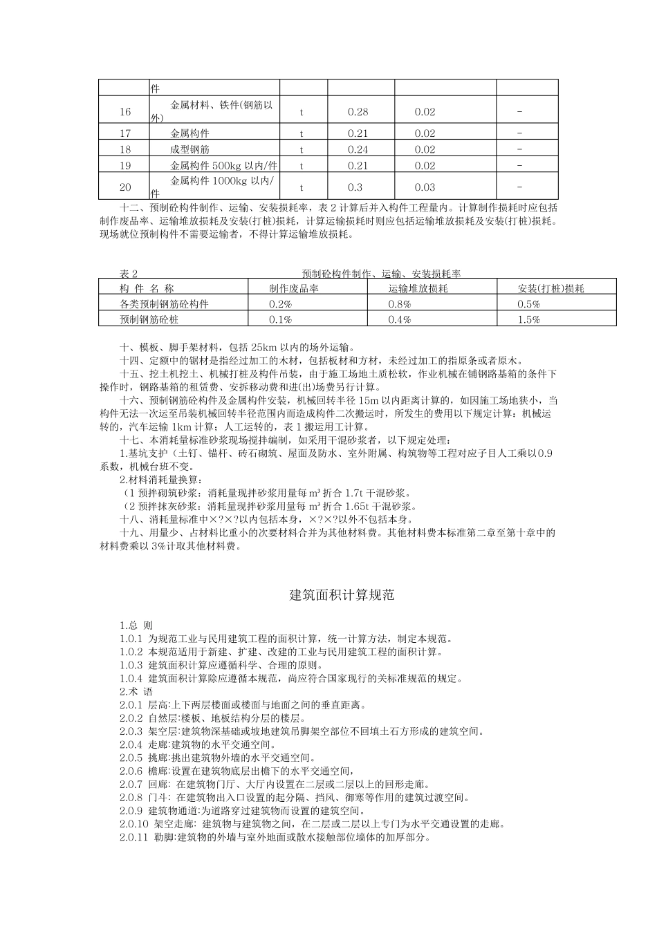 湖南省2014建筑消耗量定额说明建筑装饰_第2页