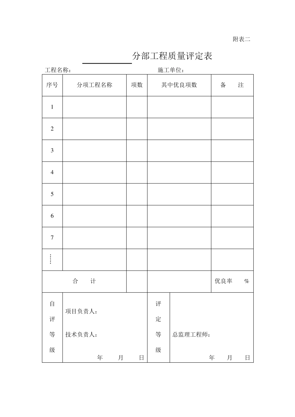 湖南省竣工验收统一表格_第2页