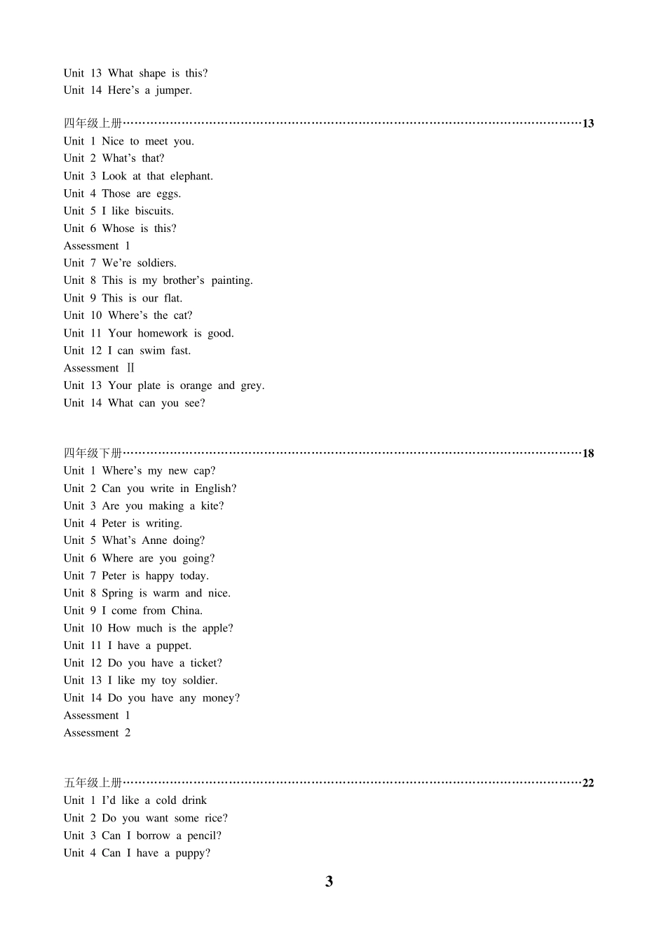 湘少版六年级英语小升初总复习资料_第3页