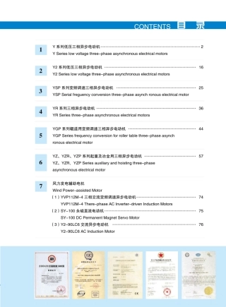 湘电电机产品目录