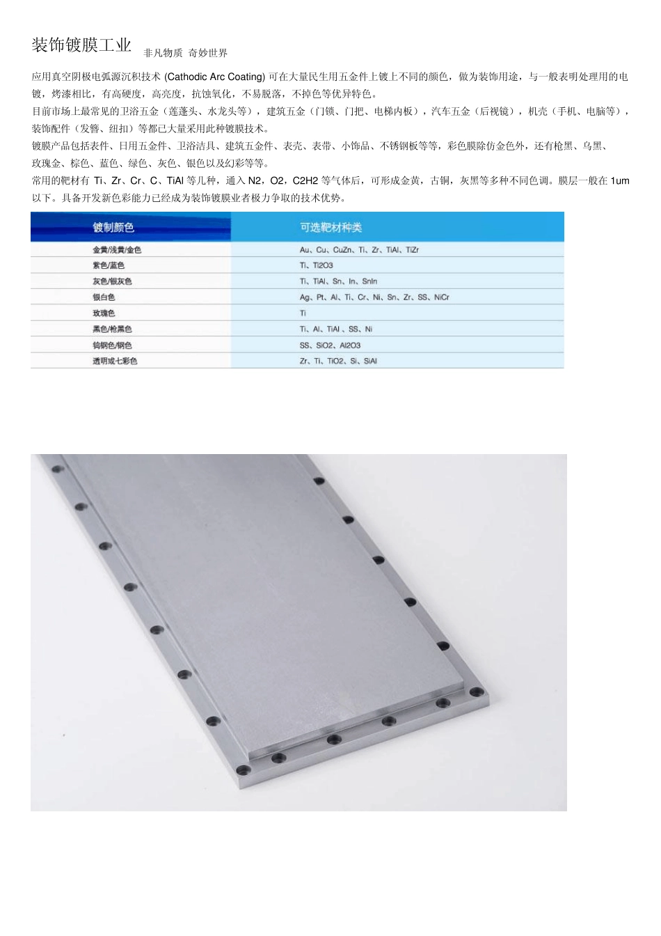 溅射靶材和蒸镀膜料_第2页