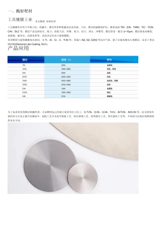 溅射靶材和蒸镀膜料