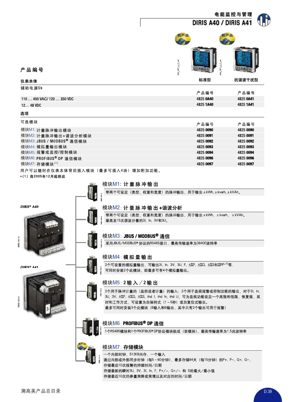 溯高美多功能电度表_第2页